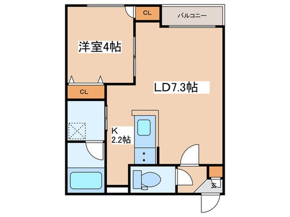 アズールⅥの物件間取画像